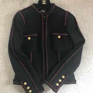 Chanel Paris Moscow 09A Black Wool Jacket